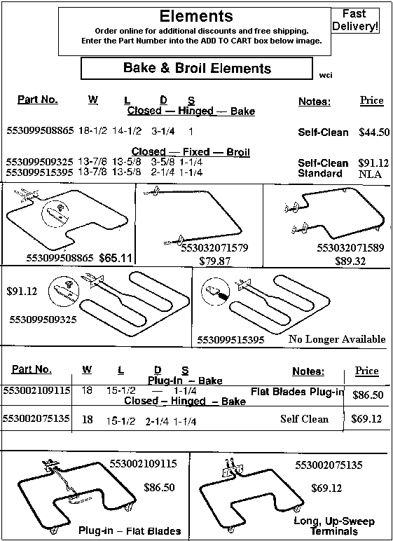 - HOW TO ORDER - Use the part number shown in the image by entering into the add to cart box below and receive $2 off and free shipping. Order 4 items and receive $10 off!