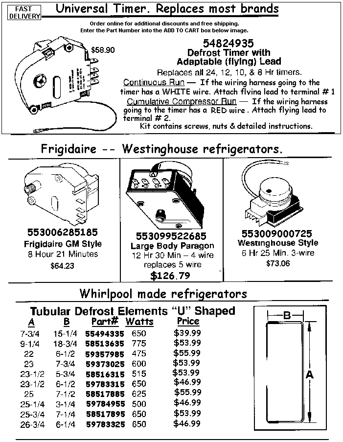 - HOW TO ORDER - Use the part number shown in the image by entering into the add to cart box below and receive $2 off and free shipping. Order 4 items and receive $10 off!
