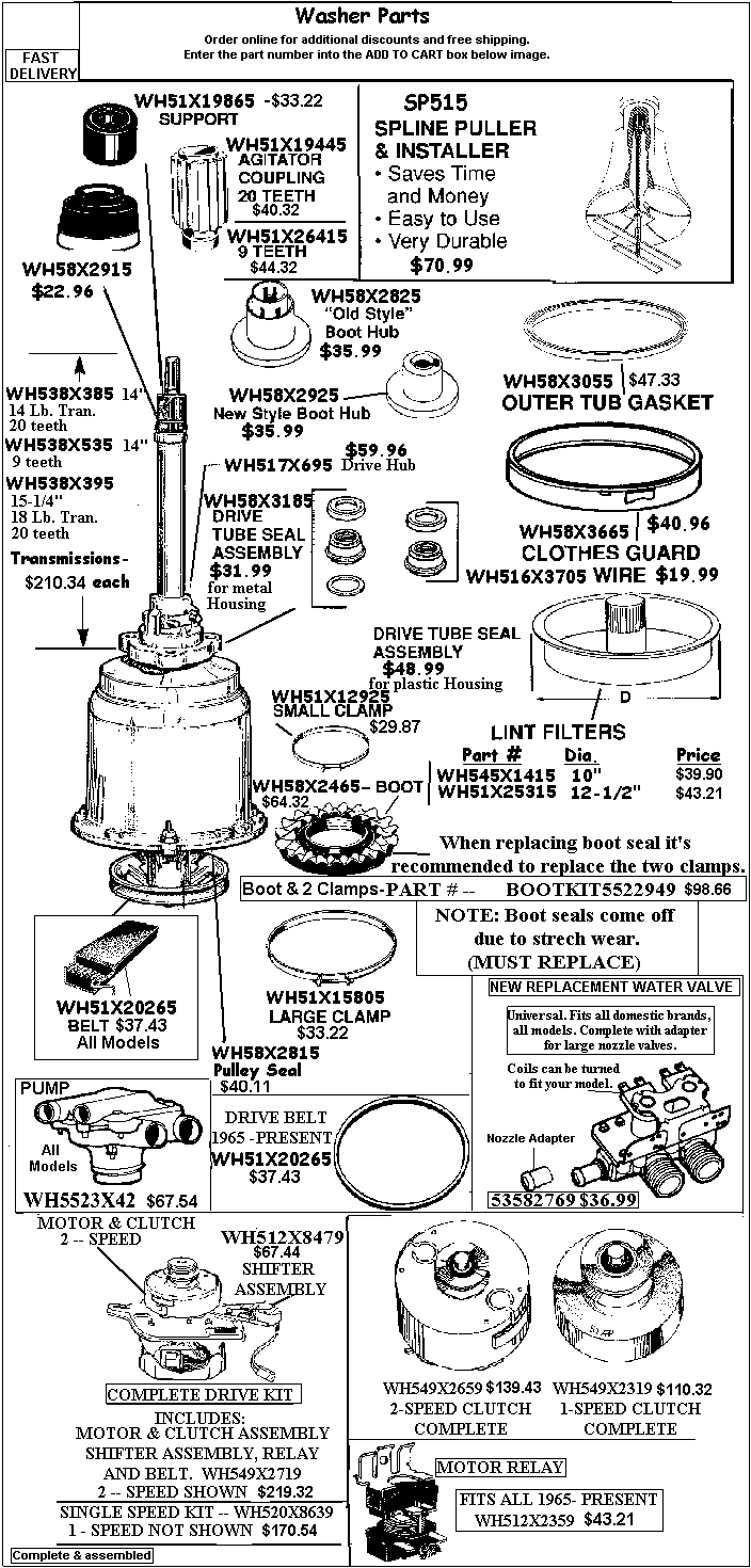 - HOW TO ORDER - Use the part number shown in the image by entering into the add to cart box below and receive $2 off and free shipping. Order 4 items and receive $10 off!