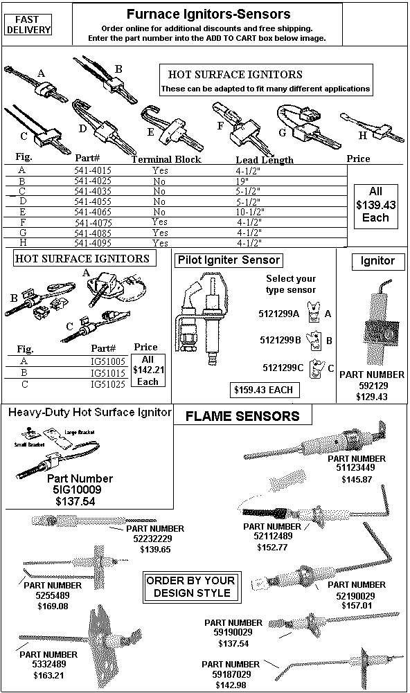 - HOW TO ORDER - Use the part number shown in the image by entering into the add to cart box below and receive $2 off and free shipping. Order 4 items and receive $10 off!