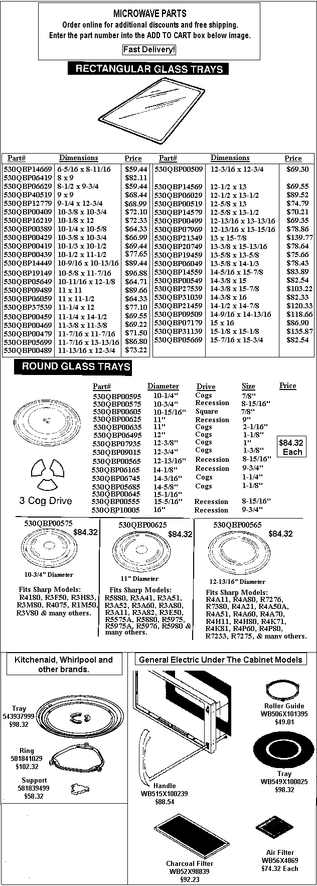 - HOW TO ORDER - Use the part number shown in the image by entering into the add to cart box below and receive $2 off and free shipping. Order 4 items and receive $10 off!