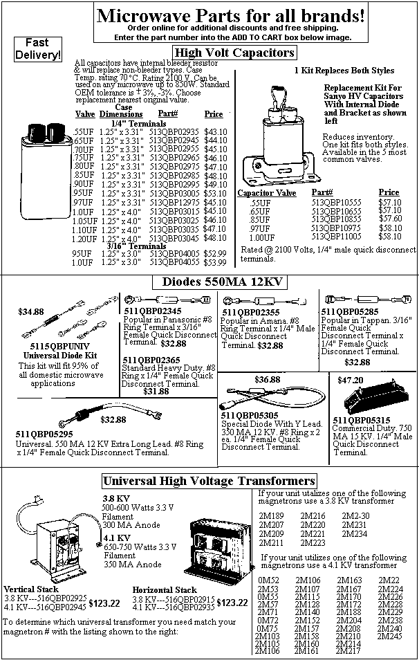 - HOW TO ORDER - Use the part number shown in the image by entering into the add to cart box below and receive $2 off and free shipping. Order 4 items and receive $10 off!