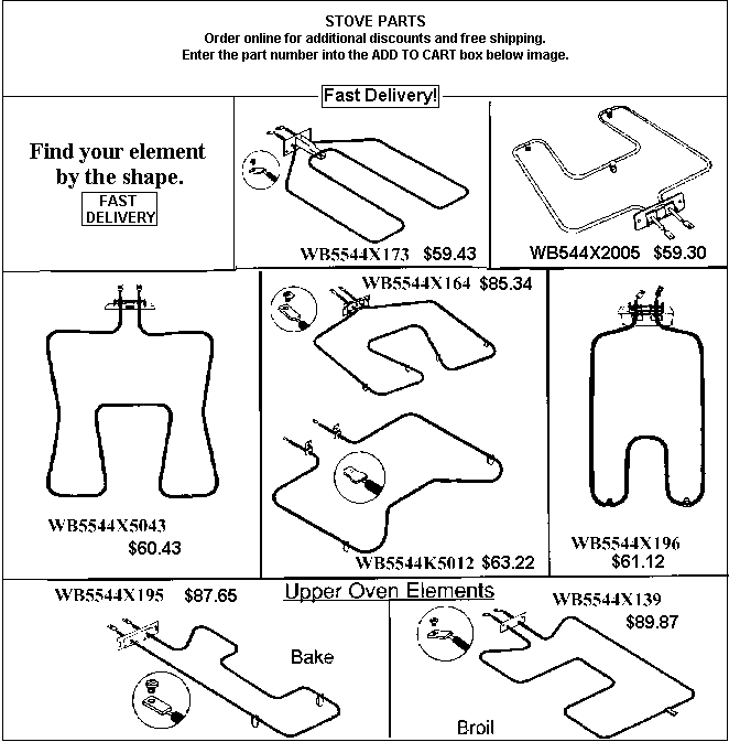 - HOW TO ORDER - Use the part number shown in the image by entering into the add to cart box below and receive $2 off and free shipping. Order 4 items and receive $10 off!