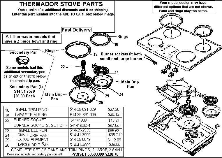 - HOW TO ORDER - Use the part number shown in the image by entering into the add to cart box below and receive $2 off and free shipping. Order 4 items and receive $10 off!