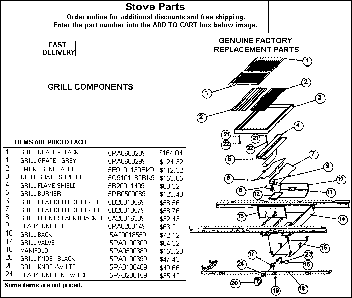 - HOW TO ORDER - Use the part number shown in the image by entering into the add to cart box below and receive $2 off and free shipping. Order 4 items and receive $10 off!