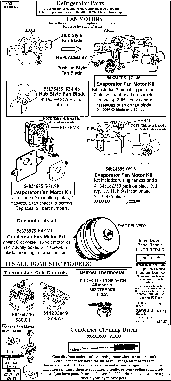 - HOW TO ORDER - Use the part number shown in the image by entering into the add to cart box below and receive $2 off and free shipping. Order 4 items and receive $10 off!