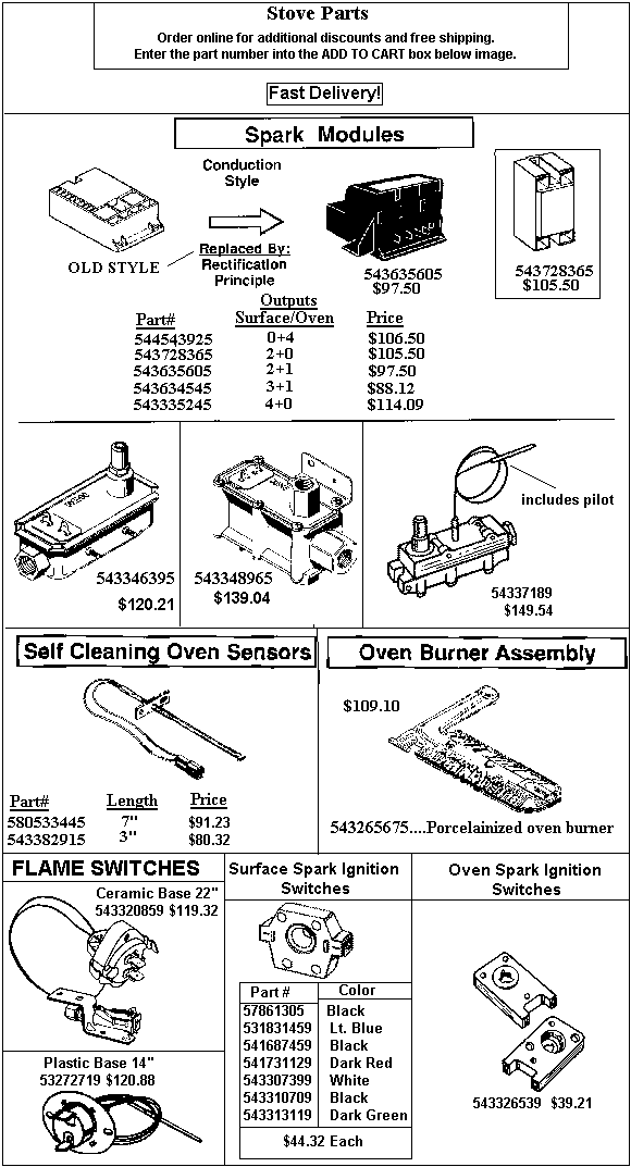 - HOW TO ORDER - Use the part number shown in the image by entering into the add to cart box below and receive $2 off and free shipping. Order 4 items and receive $10 off!