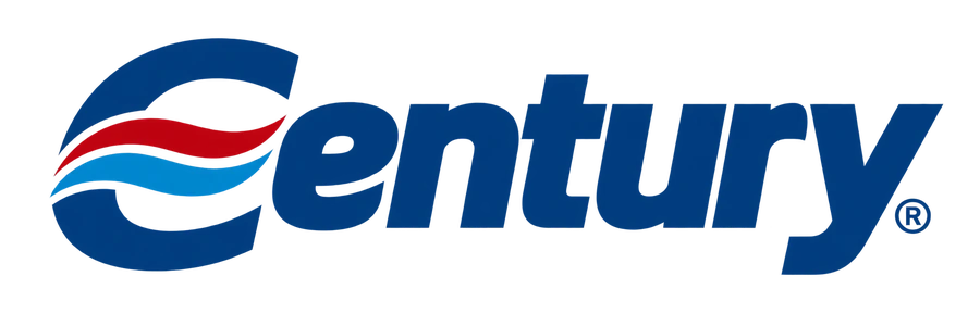Century air-conditioning and heat-pump parts brand artwork